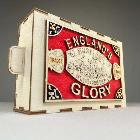 Matchbox (England Glory) - Flat Pack Model Kit by Curious Rabbit ®