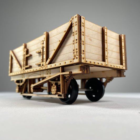 Railway Train Wagon - Flatpack Model Kit by Curious Rabbit ® - Curious Rabbit