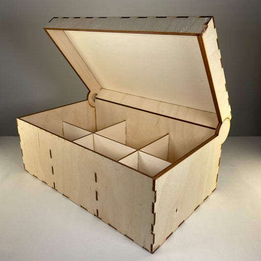 Seedbox with Lid - Flat Pack Model Kit by Curious Rabbit ®