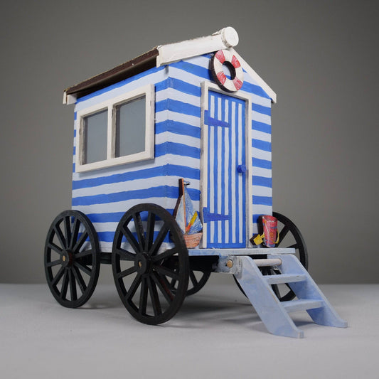 Bathing Hut - Flat Pack Model Kit by Curious Rabbit ® - Curious Rabbit